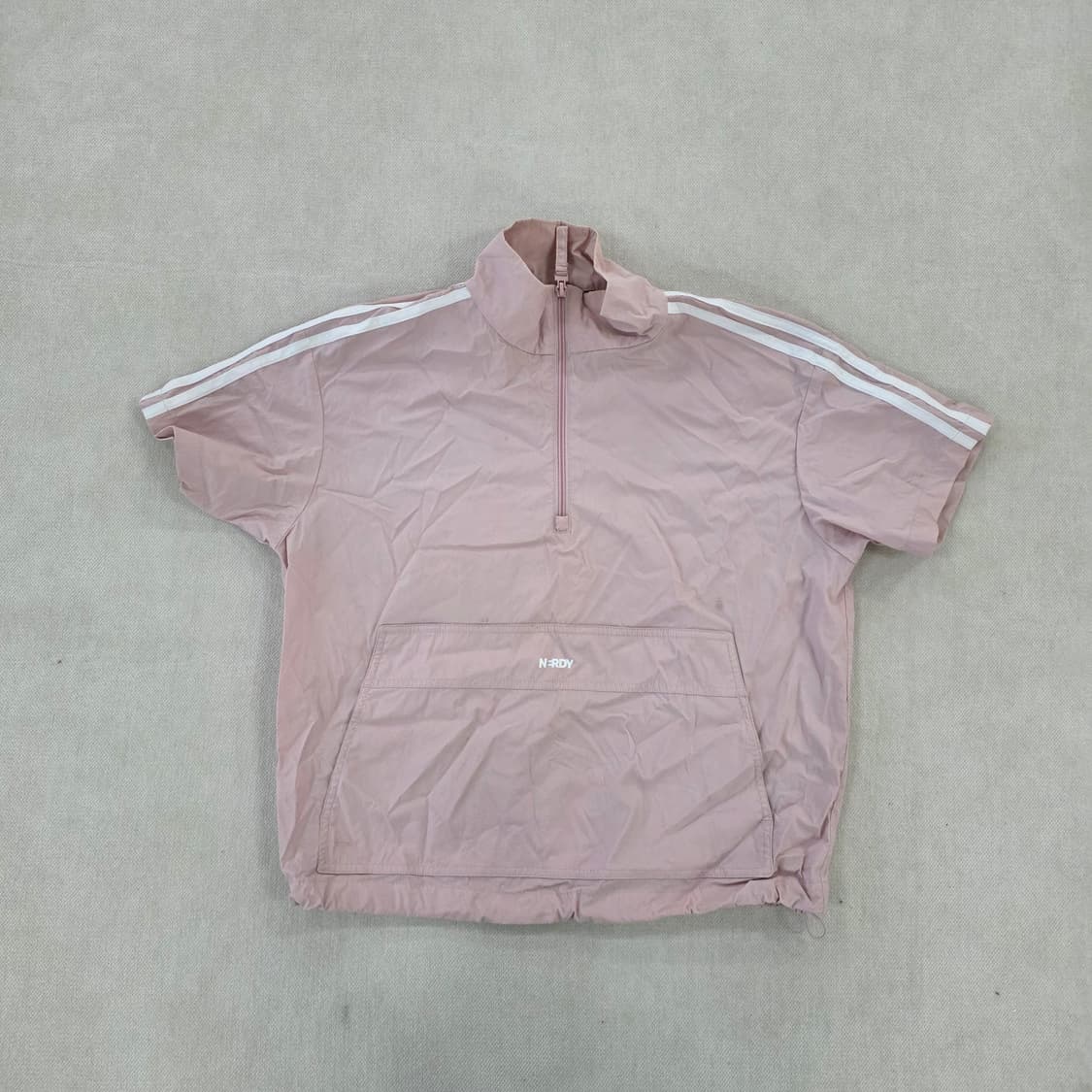 [XS] 널디 반팔 반집업 아노락  0210J 상품이미지1