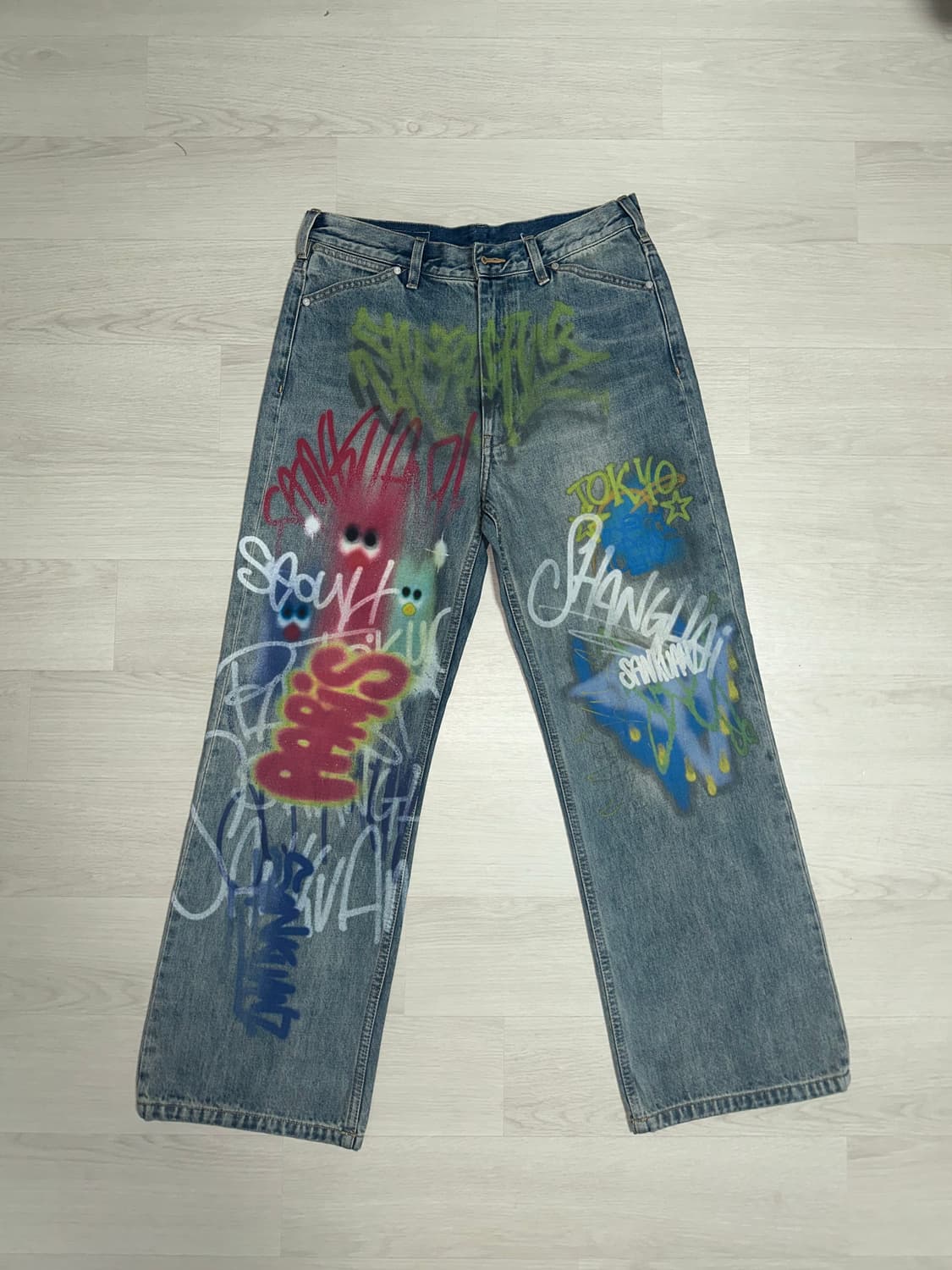 Sankuanz 산쿠안즈 중청 데님팬츠 상품이미지3