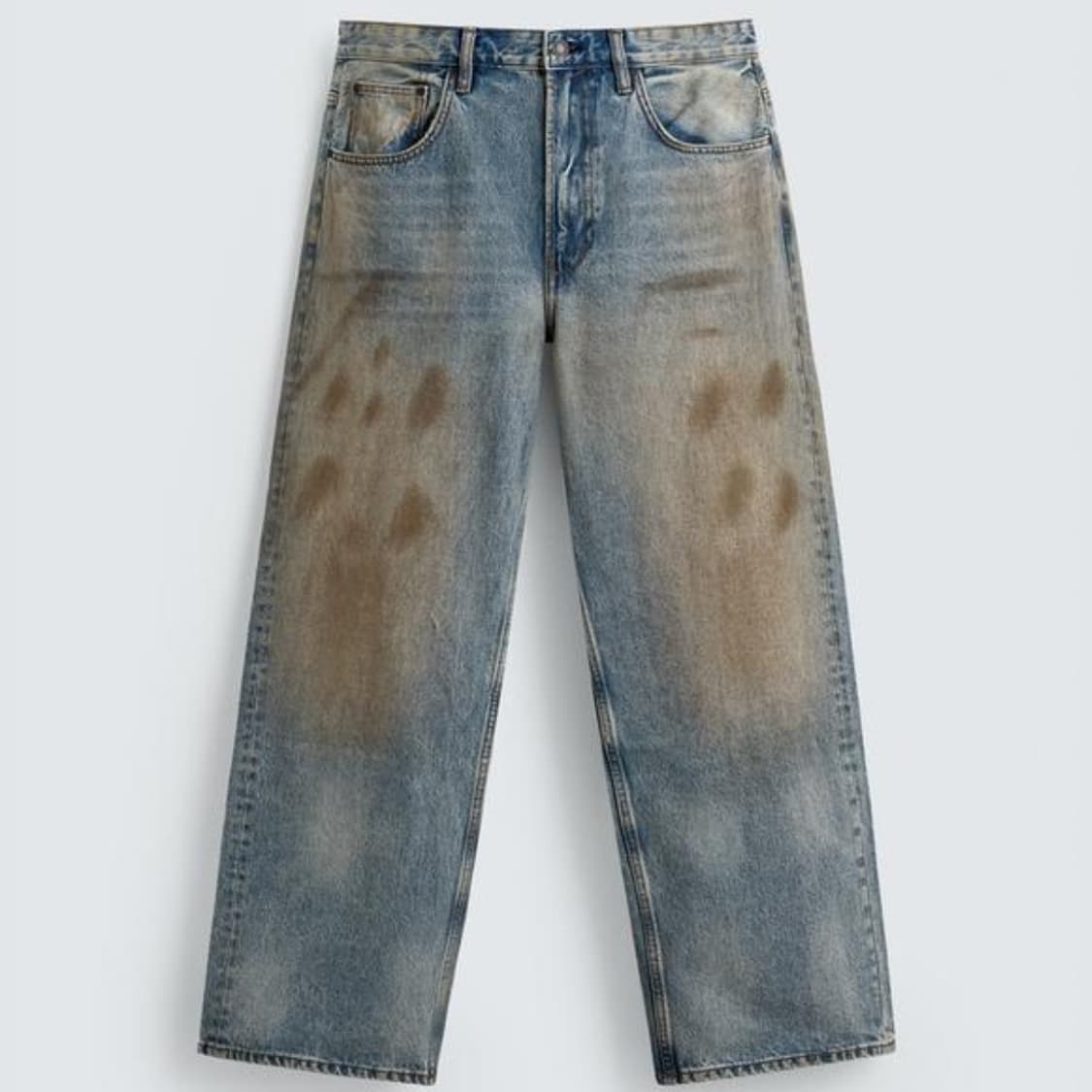 Zara 자라 빈티지 효과 배기진 상품이미지1