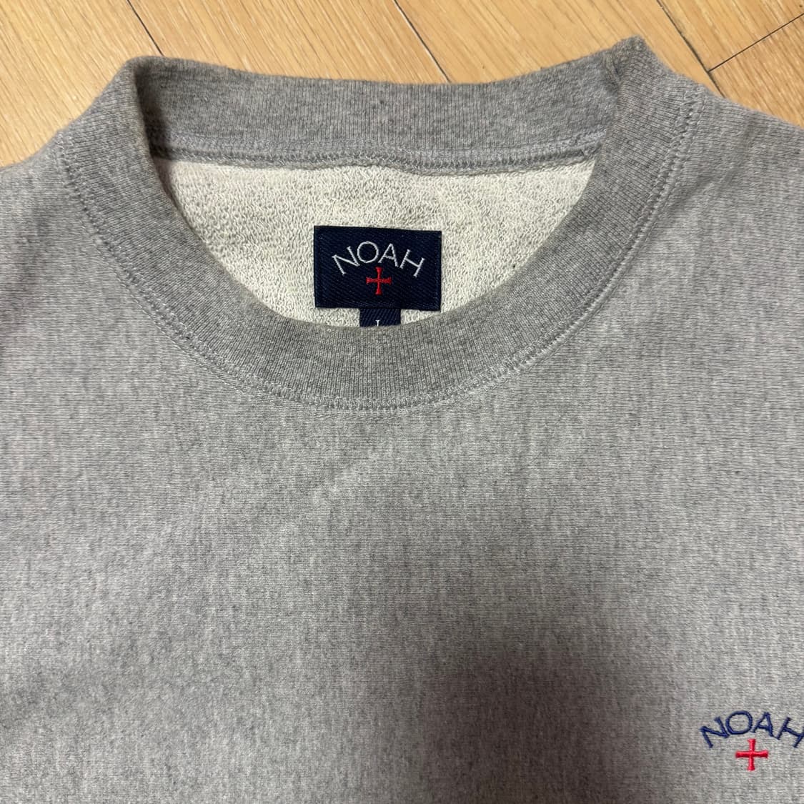 노아 클래식 크루넥 그레이 L사이즈 상품이미지4