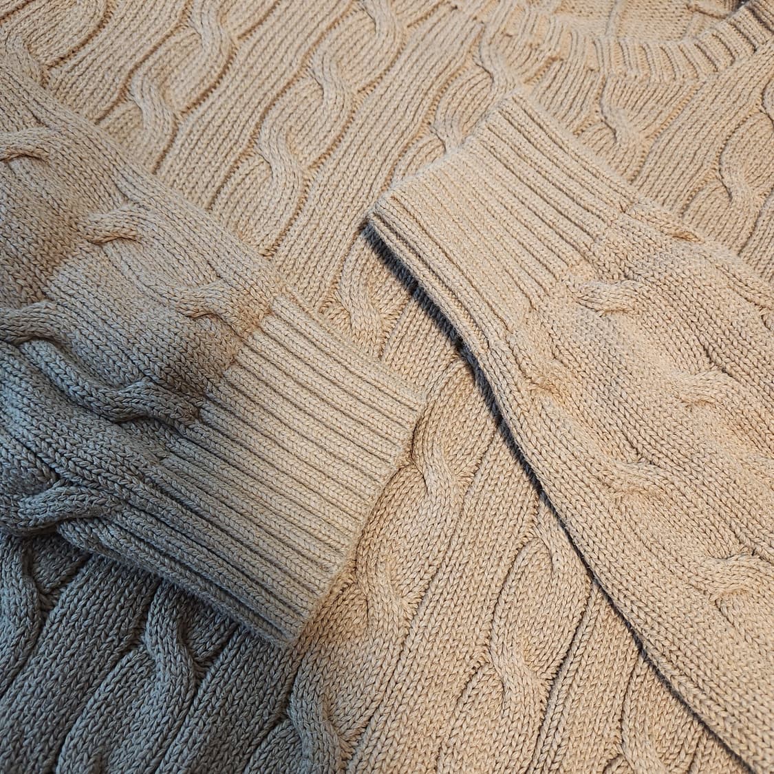 폴로 랄프로렌 케이블 니트 베이지 상품이미지4