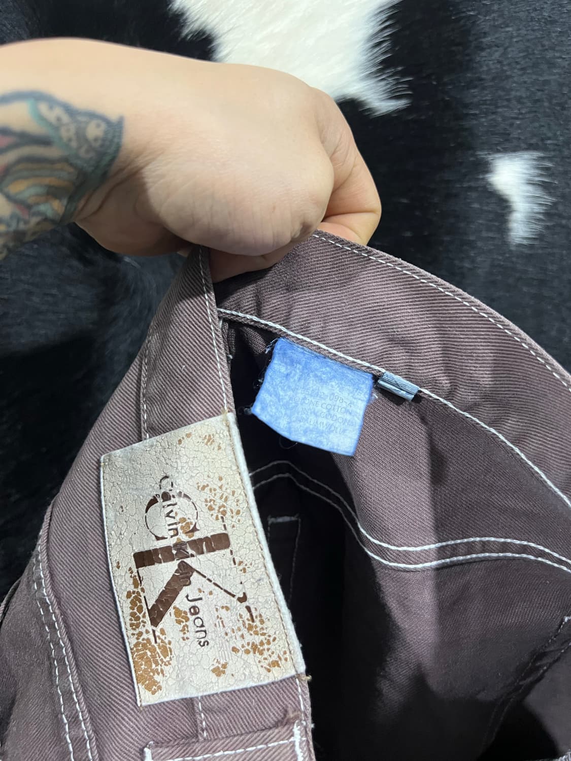 캘빈 클레인 코튼 팬츠 상품이미지7