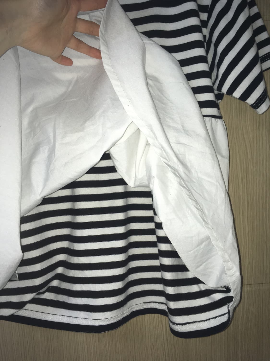 Layerd Stripe shirts T 상품이미지4