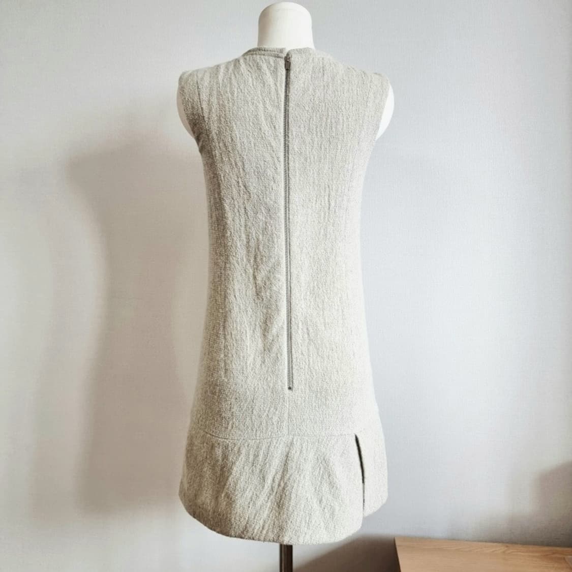 한섬 마인 원피스 시퀸 은빛 (55) made in Italy 원단 상품이미지3