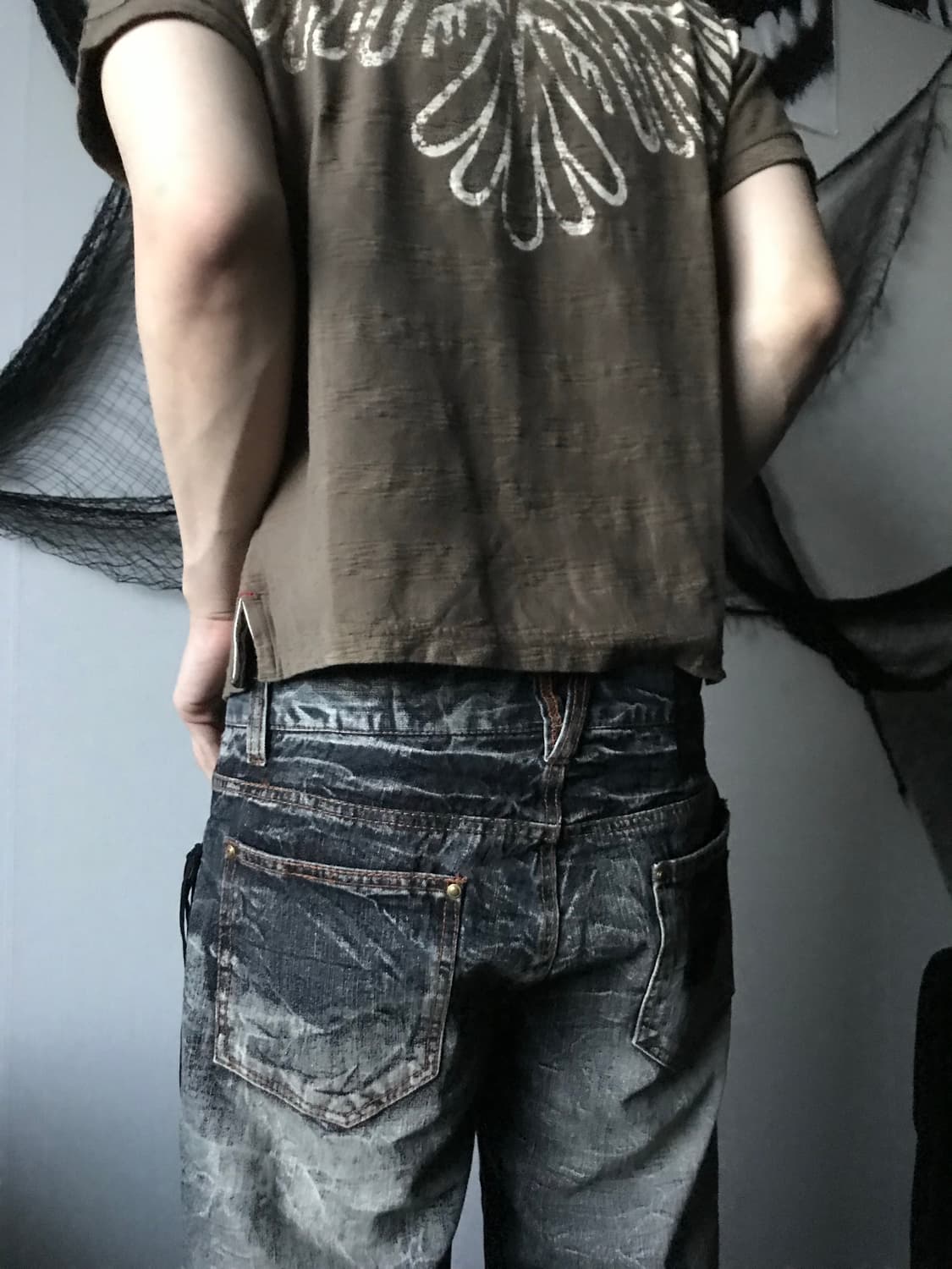 Punk eyelet detailed shorts   상품이미지5