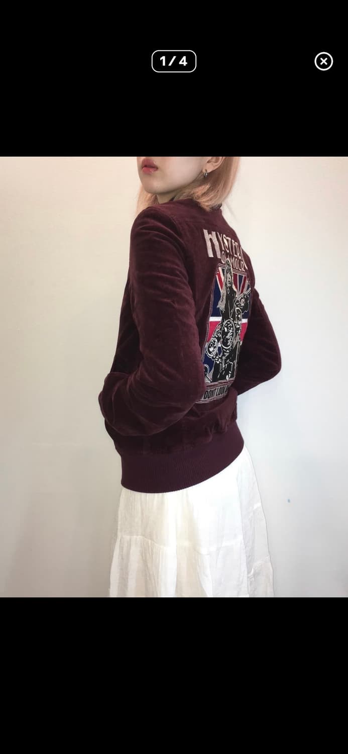 (구매) 히스테릭글래머 자켓 버건디 상품이미지2