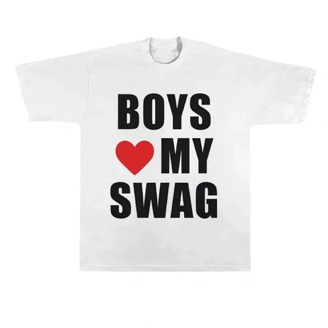 보이즈 러브 마이 스웨그 오버핏 반팔티 상품이미지4