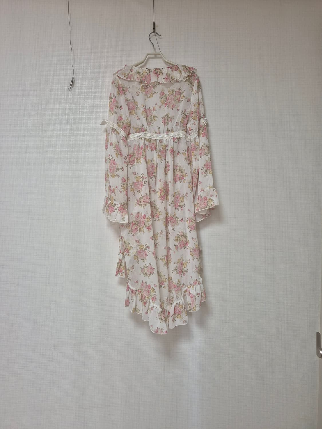 리즈리사 Chambre a couche 로즈 쉬폰 롱 가디건 입니다 ♡♡ 상품이미지4