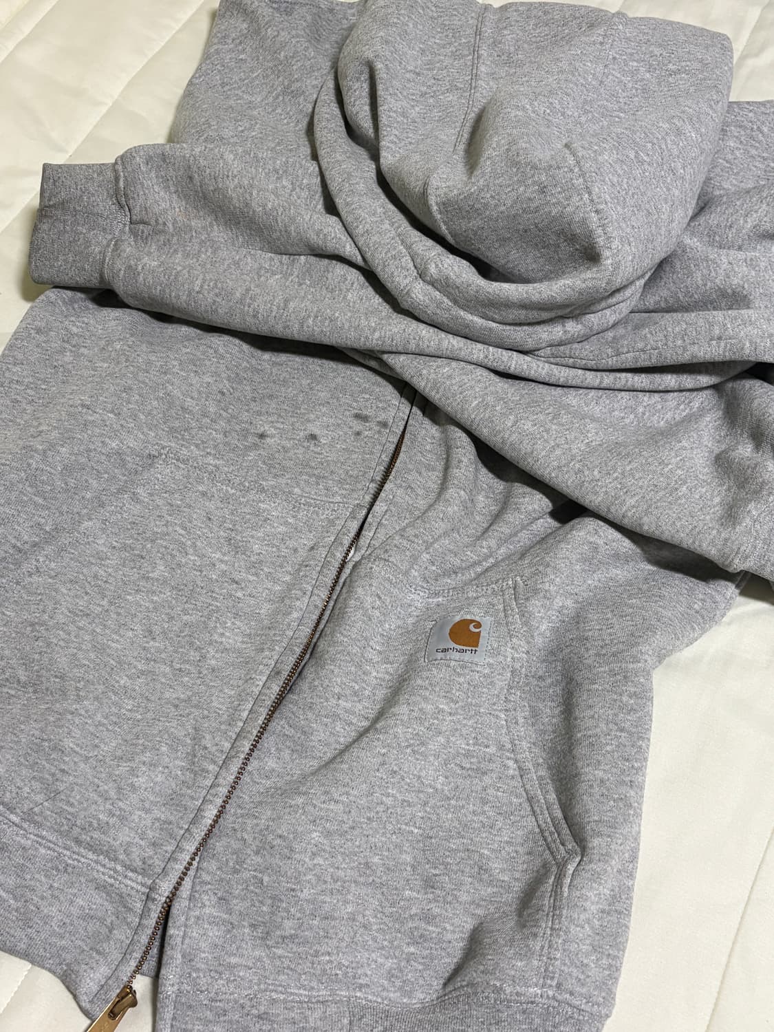 칼하트 후드집업 그레이 s 상품이미지1