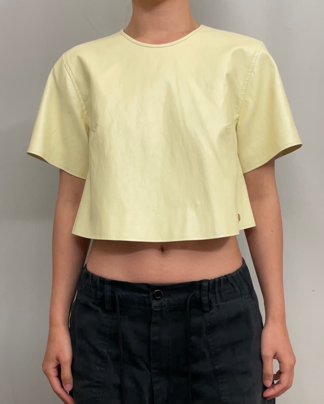 RECTO 페이크 레더 반팔 S size 상품이미지1