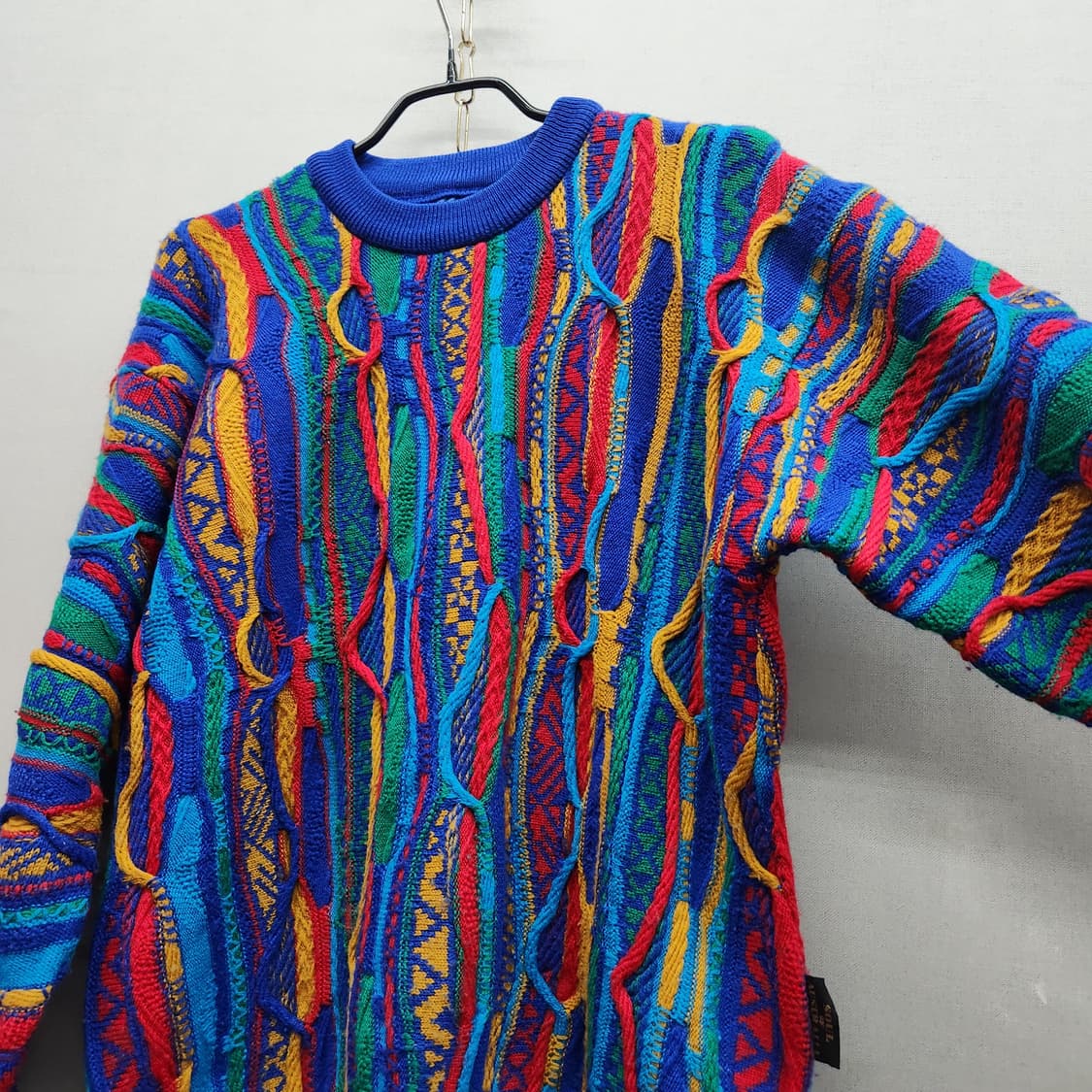 오스트레일리아 퓨어울 쿠지맛 빈티지 니트 S(M~L) 상품이미지2