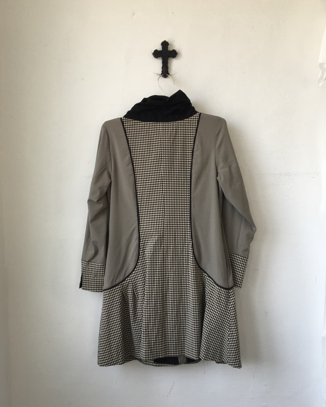 Hiroko koshino check pattern layer high  상품이미지2