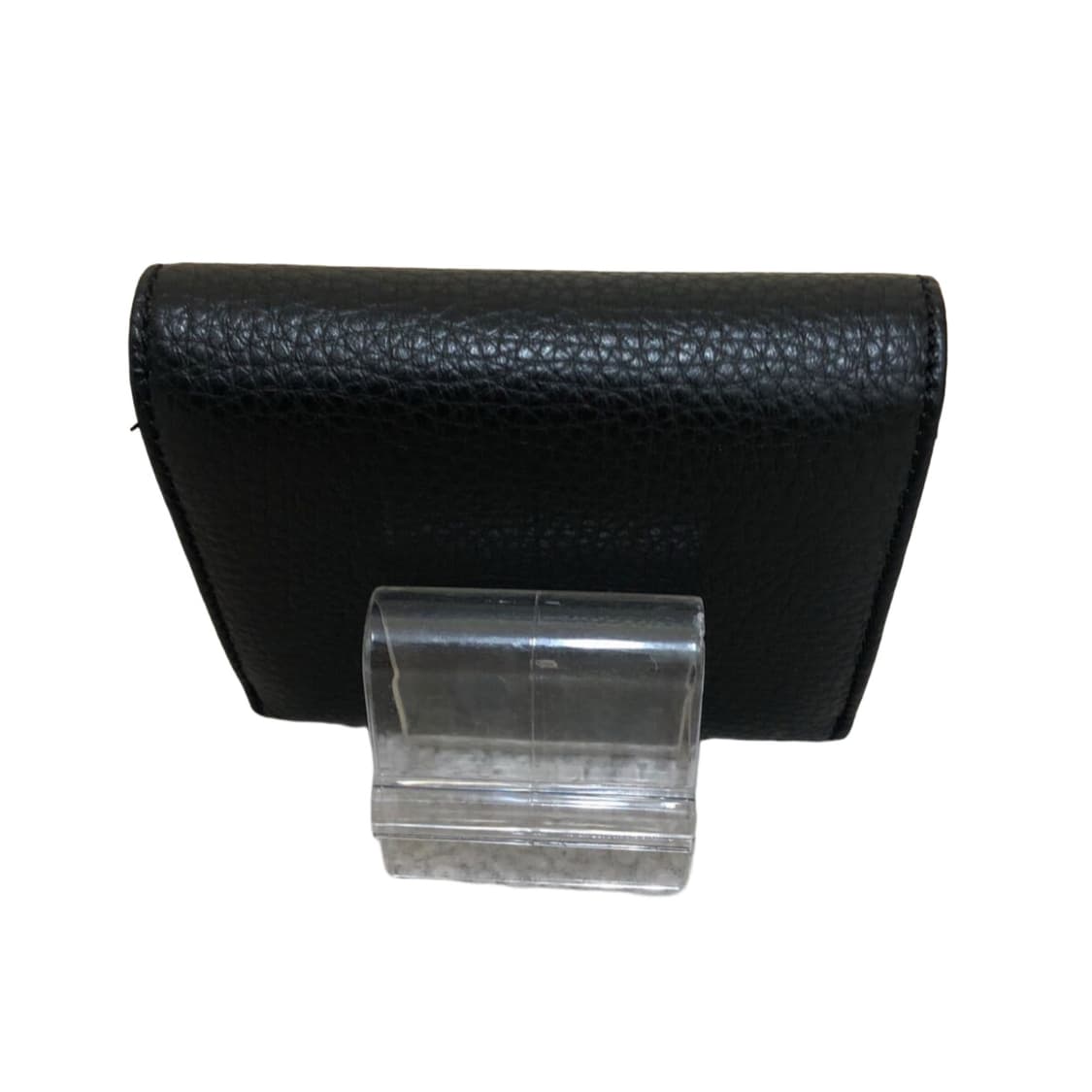 비비안 웨스트우드 아카이브 은장 orb 블랙레더 하프월렛 반지갑 상품이미지3