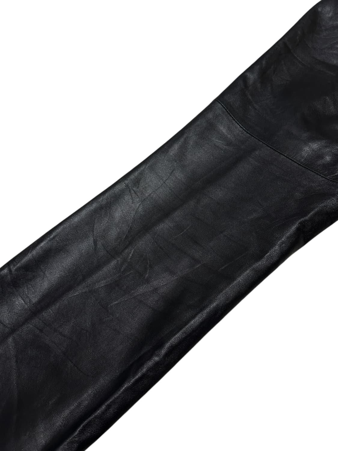 빈티지 쉽스킨 레더 부츠컷 팬츠 517 상품이미지3