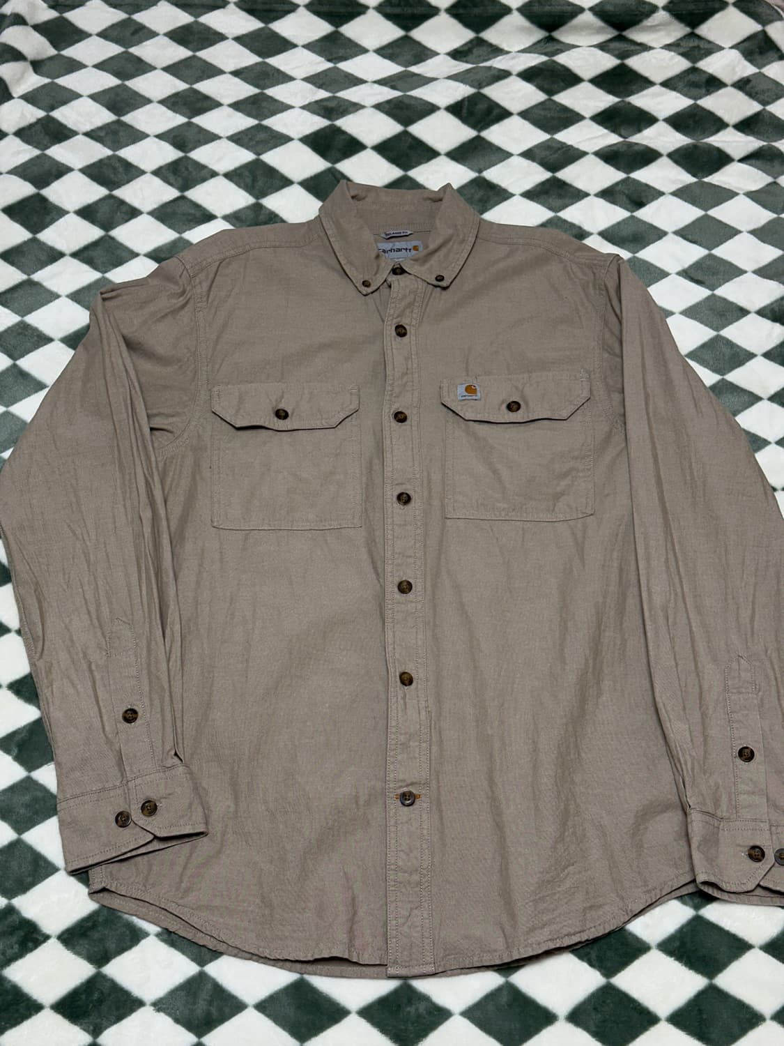 칼하트 워크셔츠 릴렉스핏 S 상품이미지2
