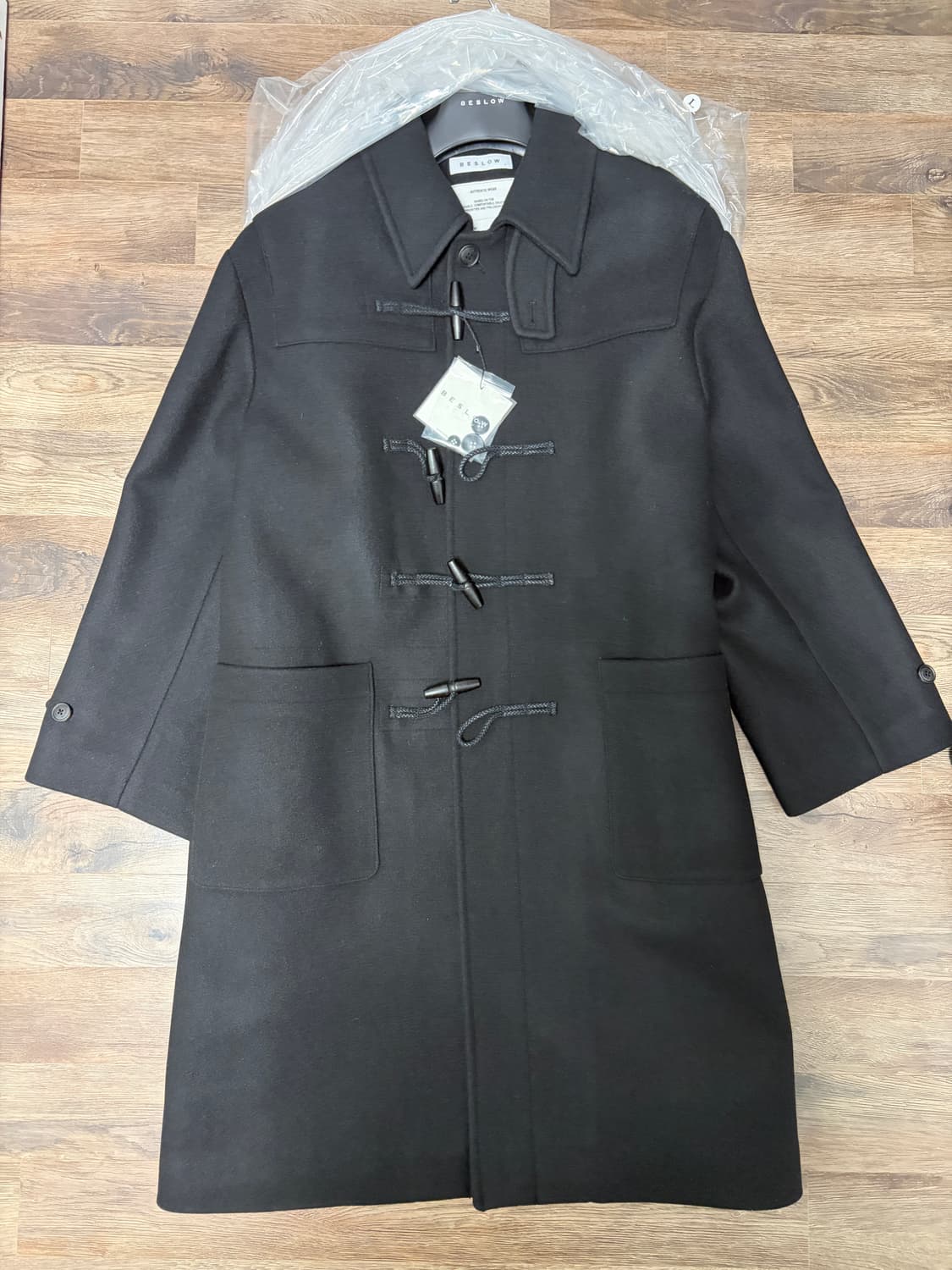 [옷장정리 급처] 판매 비슬로우 더플 발마칸 코트 L 새상품 시착도 안함 상품이미지3
