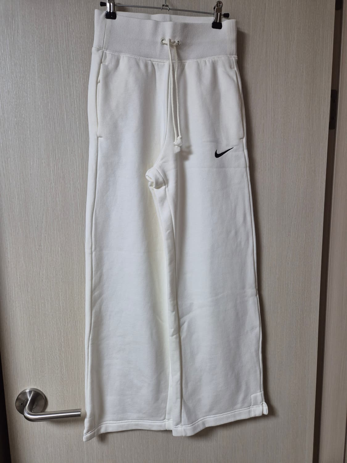 나이키 피닉스 팬츠 플리스 팬츠 xs 화이트.그레이 두가지 상품이미지8