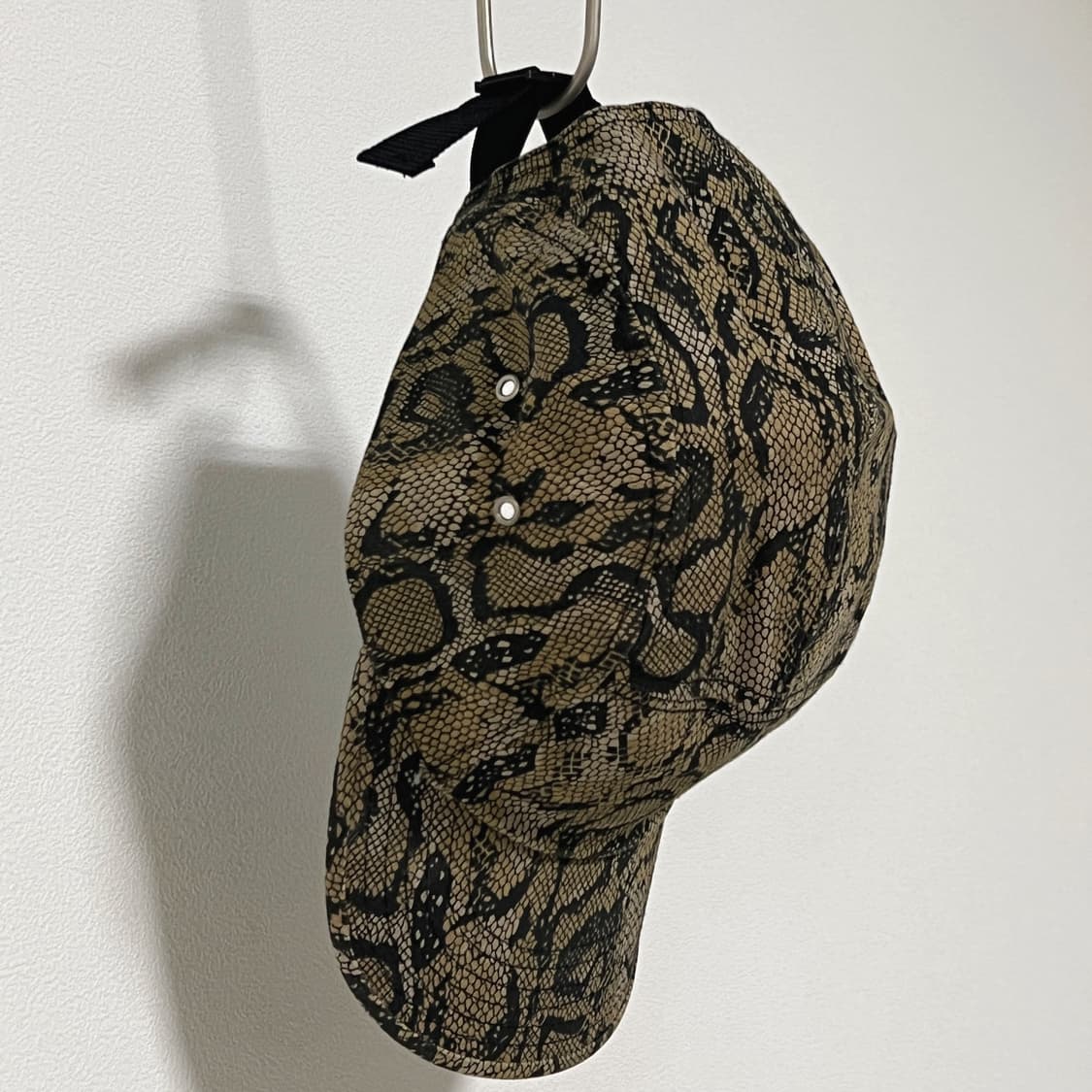 슈프림 2001 황뱀피 5패널 캠프캡 상품이미지4