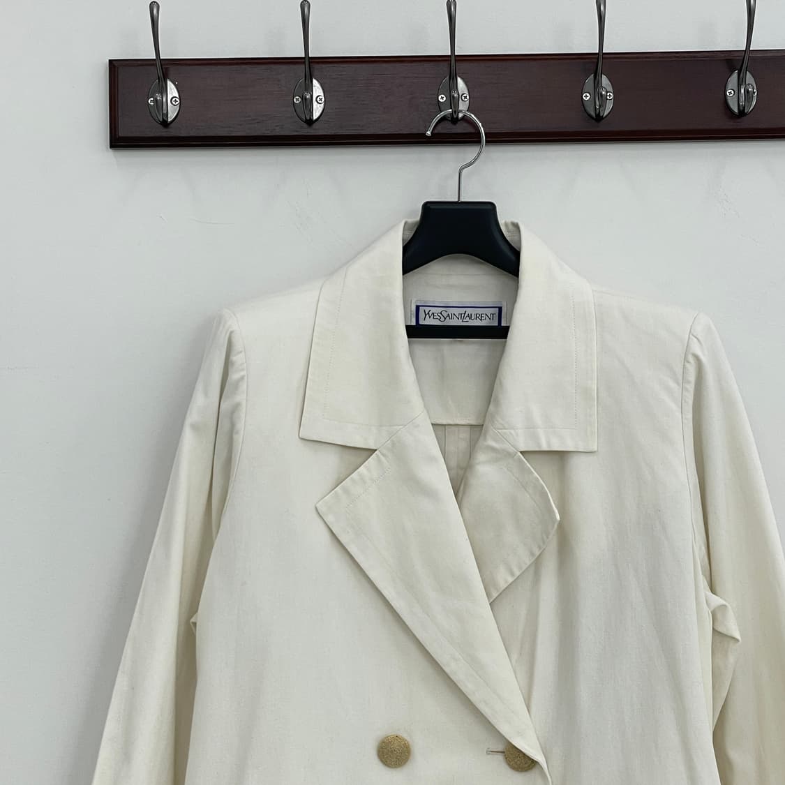 올드 입생로랑 화이트 블레이저 자켓 M 상품이미지2