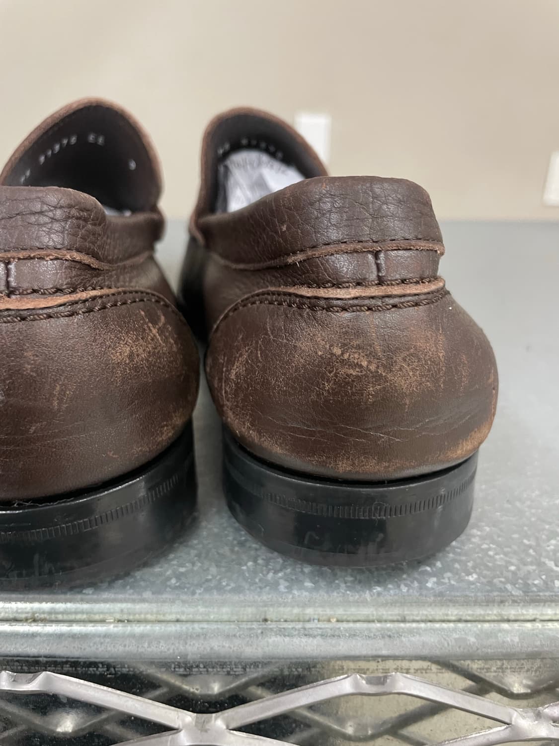 페리가모 브라운 로퍼 US9 상품이미지8