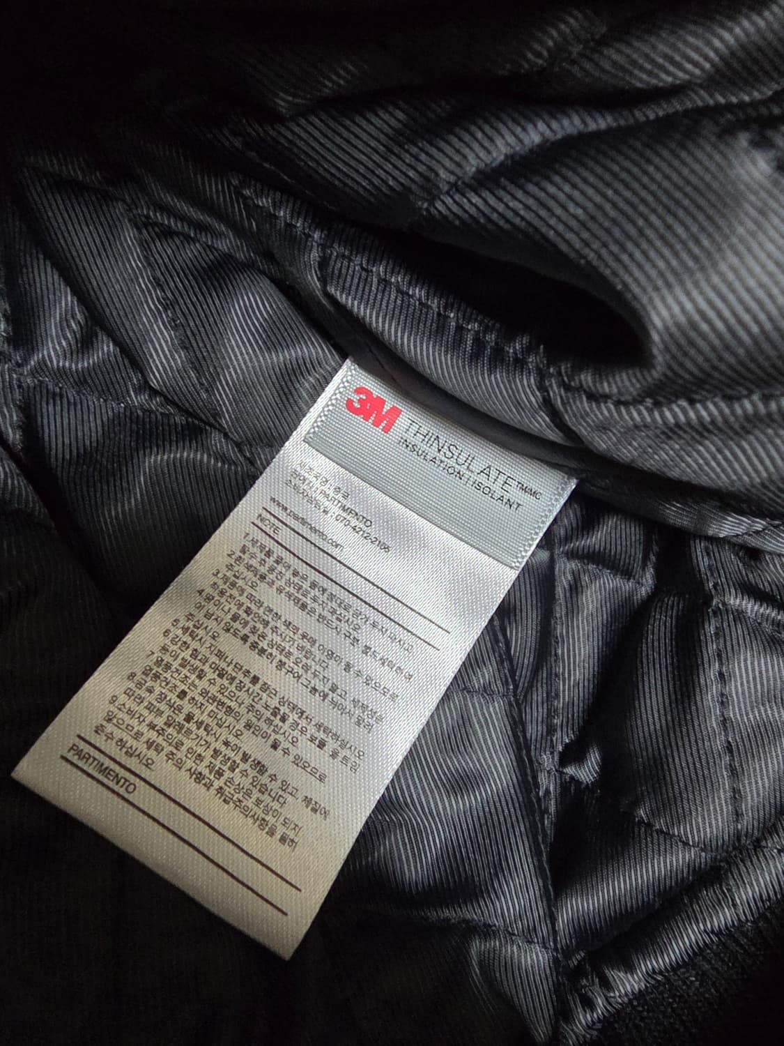 파르티멘토 3m 신슐레이트 멜톤 블루종 미사용품  상품이미지5