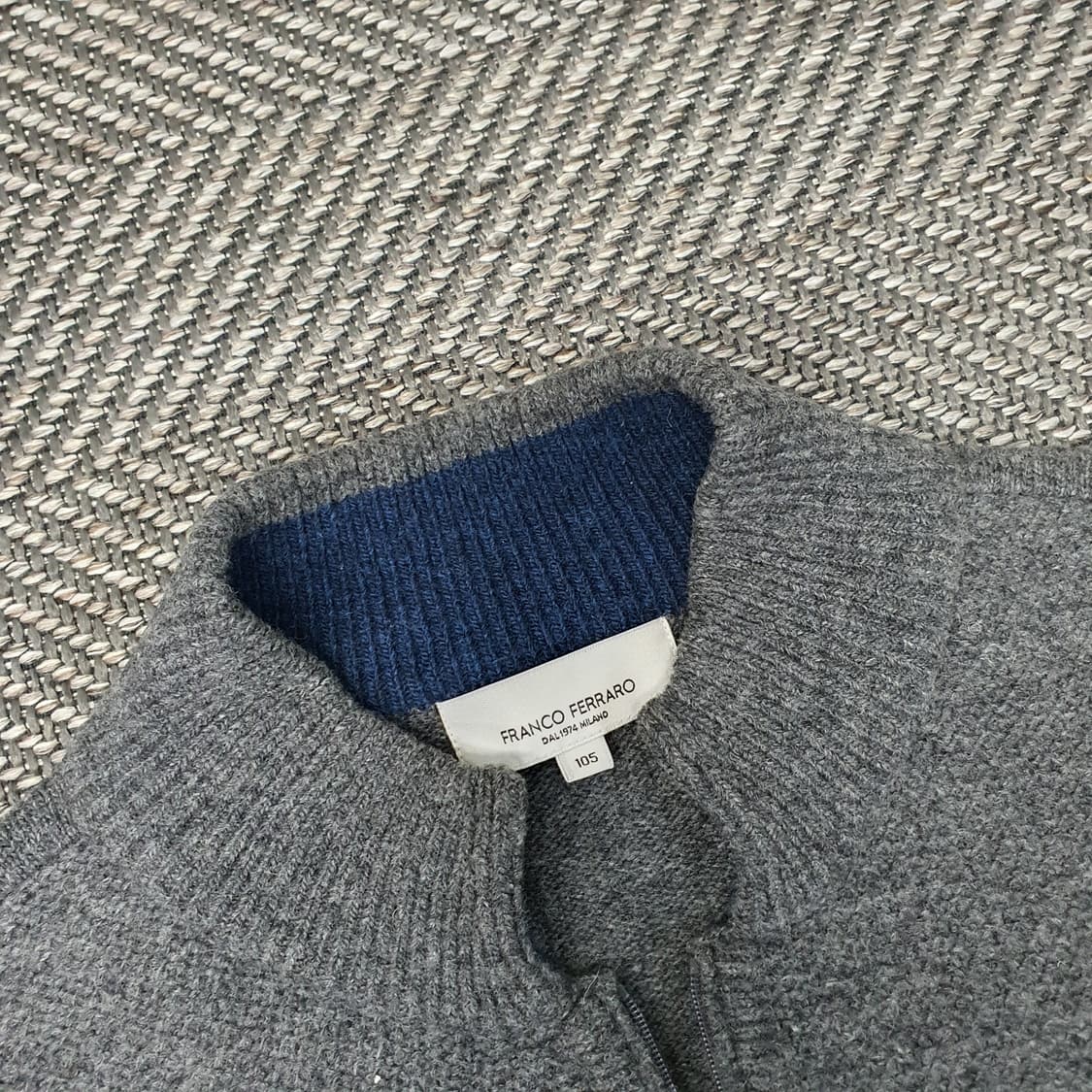 프랑코페라로 하프집업 울 니트 남자105 상품이미지2