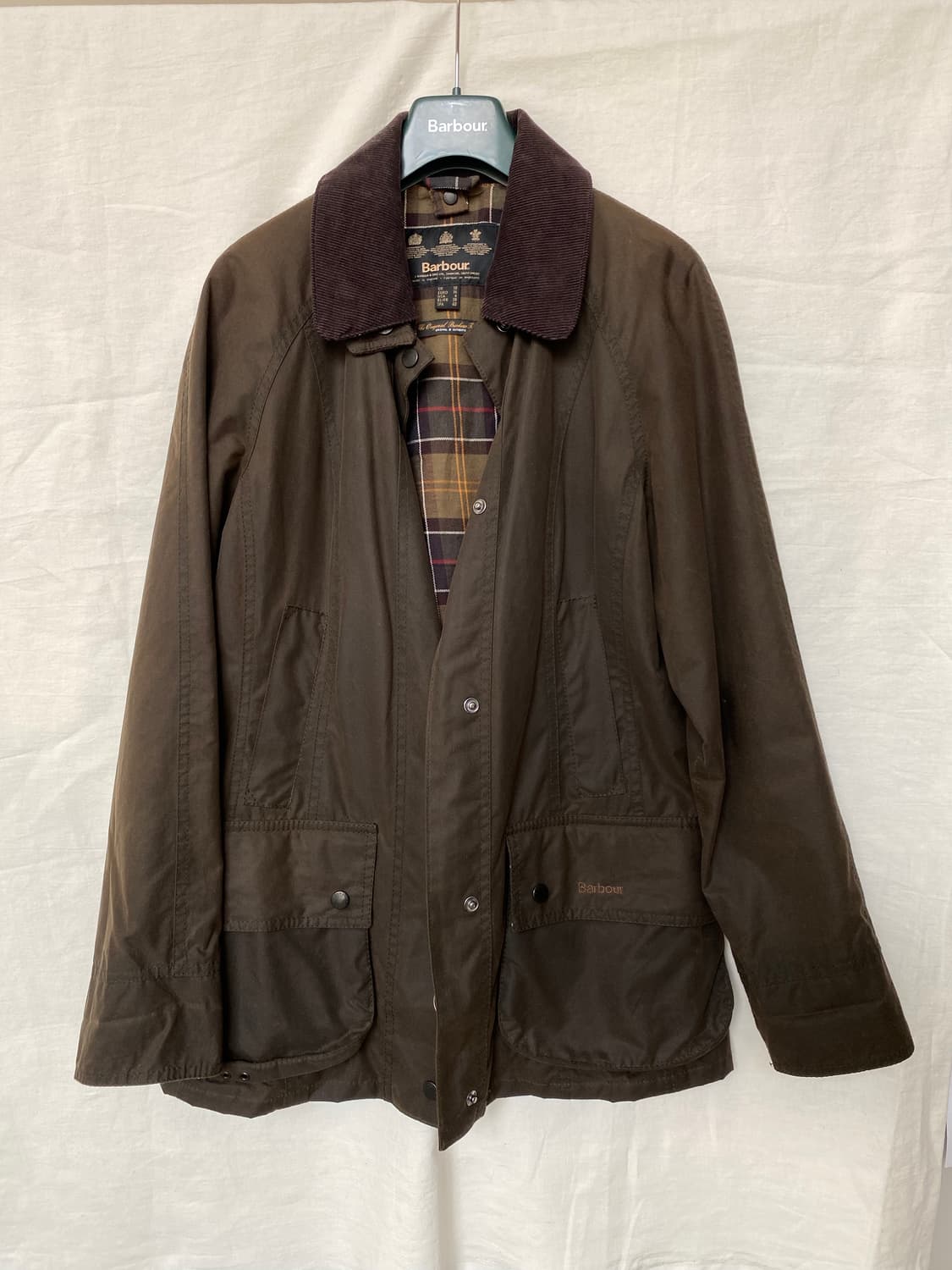 바버 왁스 재킷 올리브카키 상품이미지1