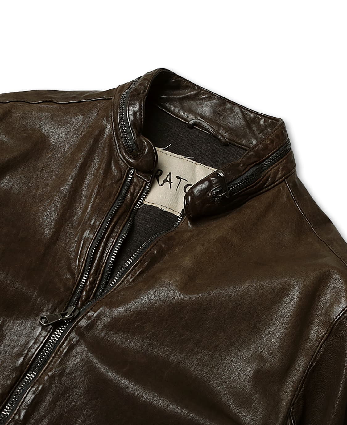브라토비치 [Bratovich] 다크브라운 양가죽 베라 펠라 빈티지 자켓 상품이미지2