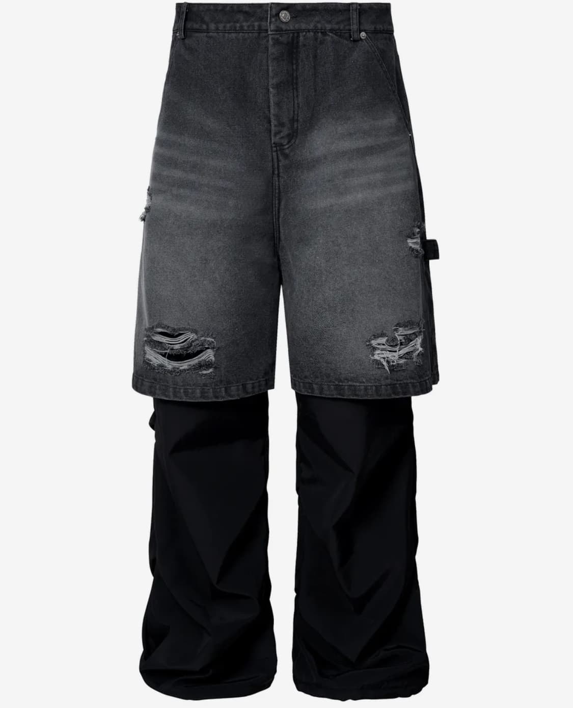 플레버리즘 하이브리드 레이어드데님 트랙팬츠  상품이미지3