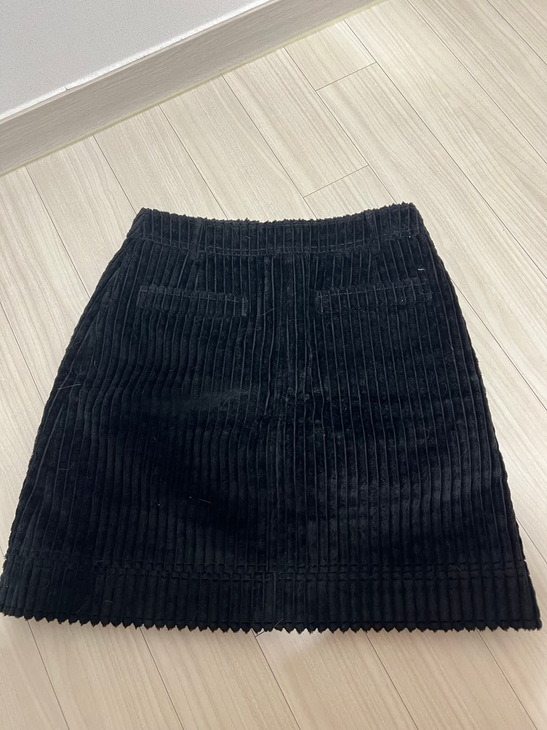 lo61 젤다 코듀로이 스커트 블랙 S 상품이미지2
