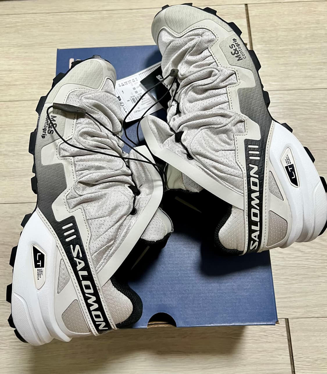 [285] 살로몬 와이프로젝트 스피드크로스 3 던 블루 블랙 상품이미지4