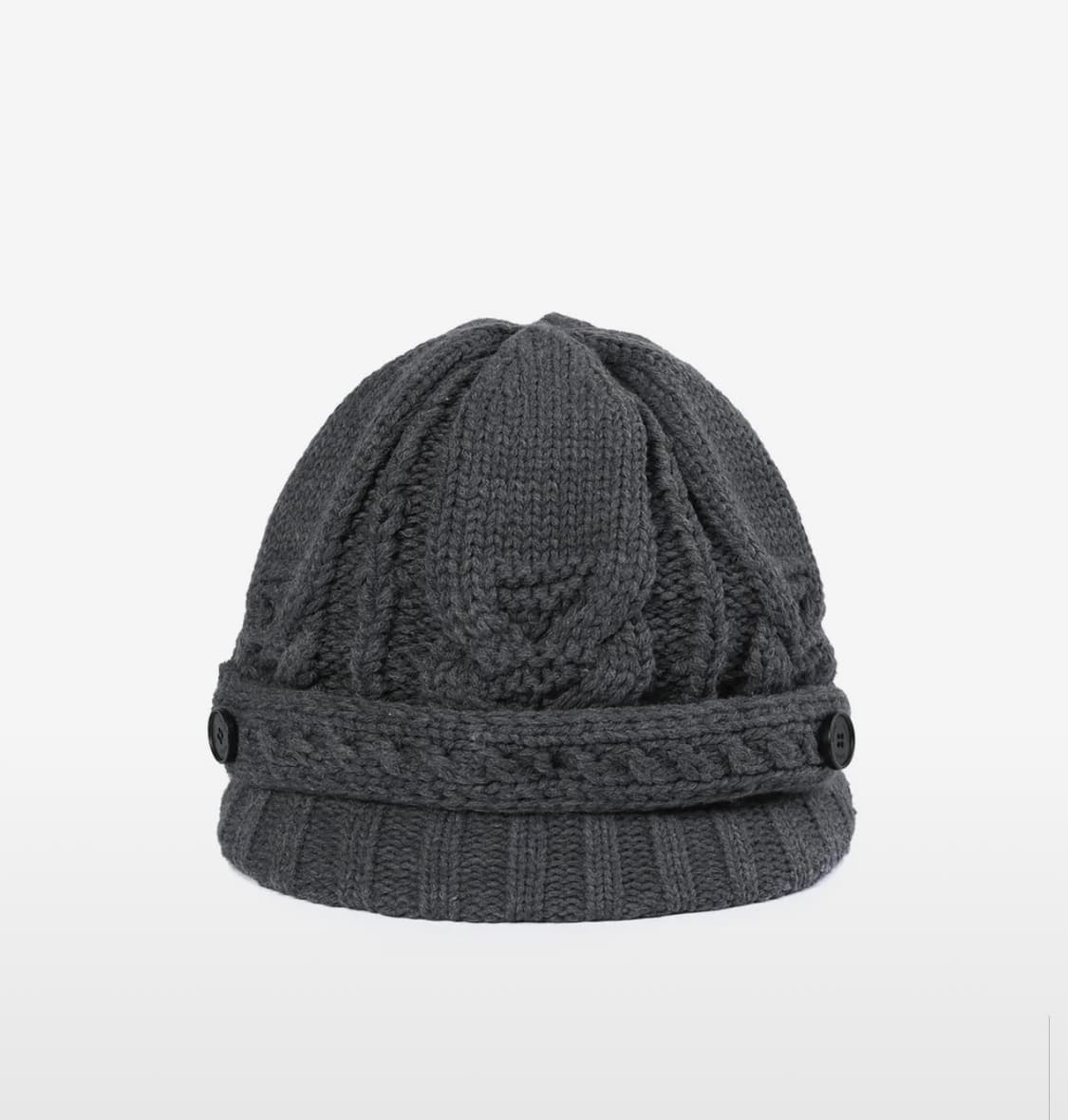 MISEKI SEOUL CABLE KNIT BERET GREY 상품이미지1