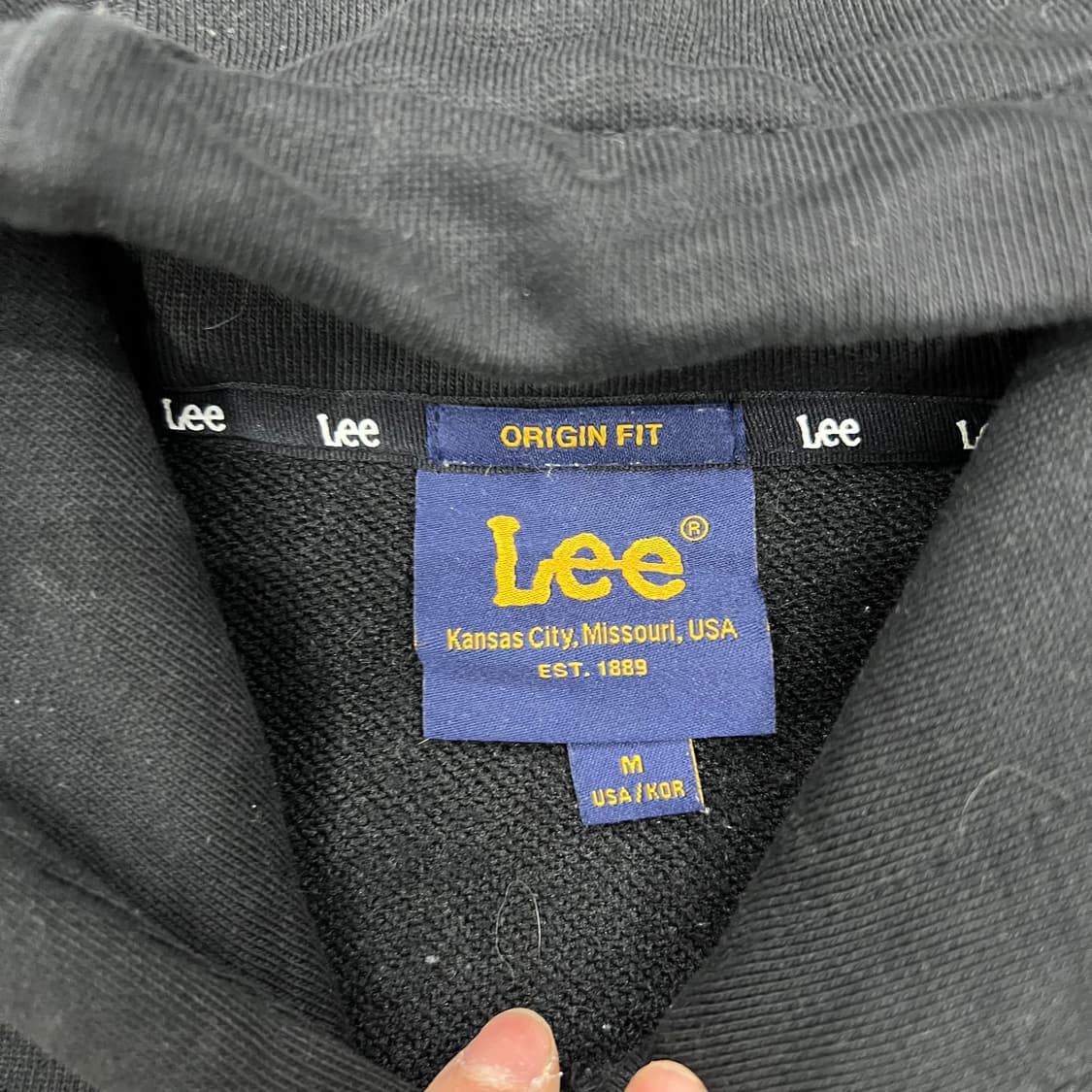 리 블랙 후드 상품이미지3