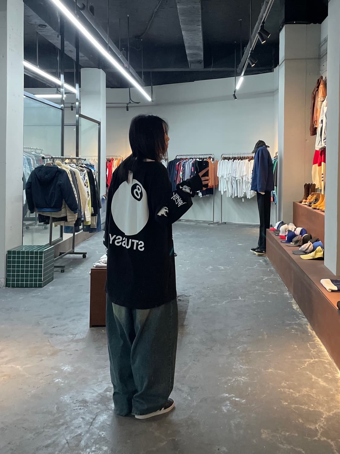 스투시 시그니처 프린팅 8볼 롱 슬리브 H1409 상품이미지2