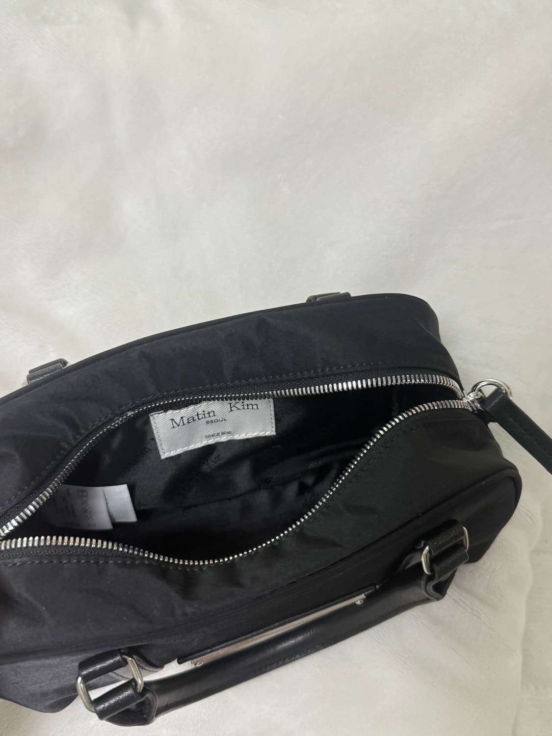 마뗑킴 베이비 스포티 토트백 블랙 상품이미지3