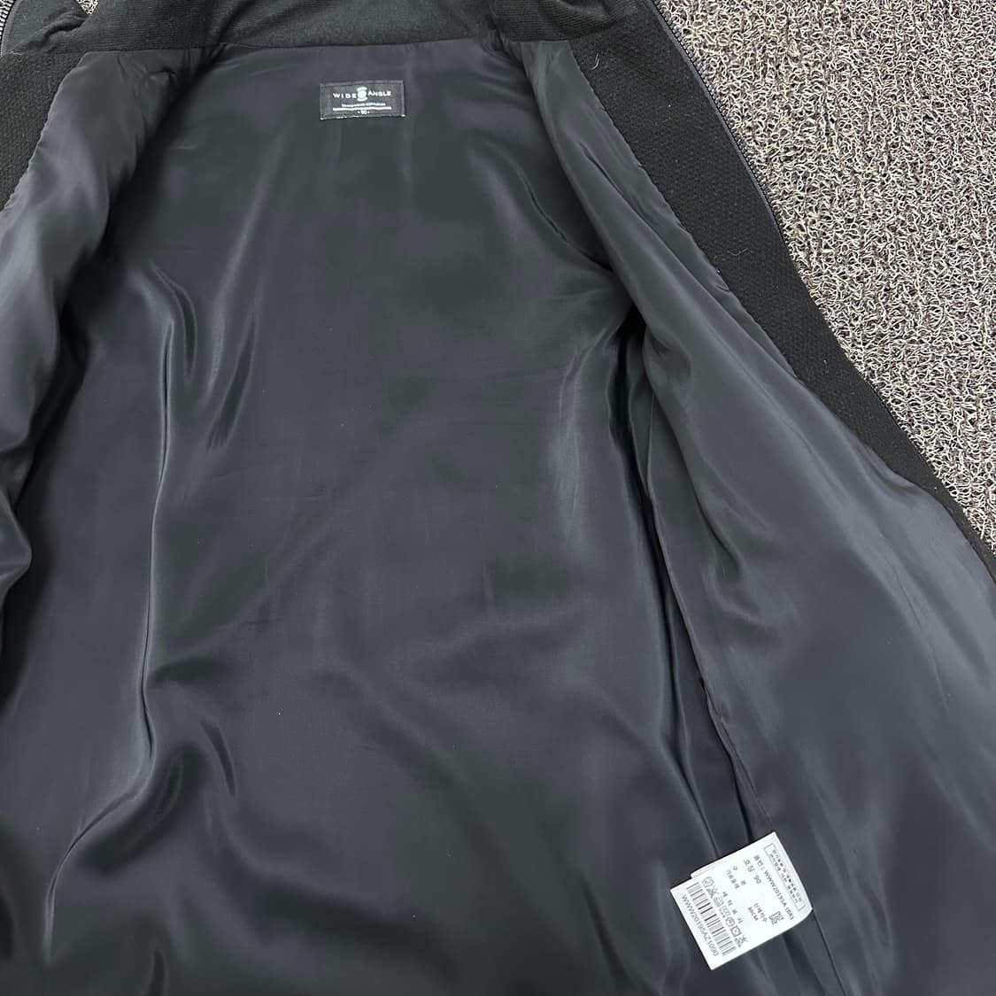와이드앵글 여성 골프웨어 집업 자켓 블랙 90(S) 상품이미지7