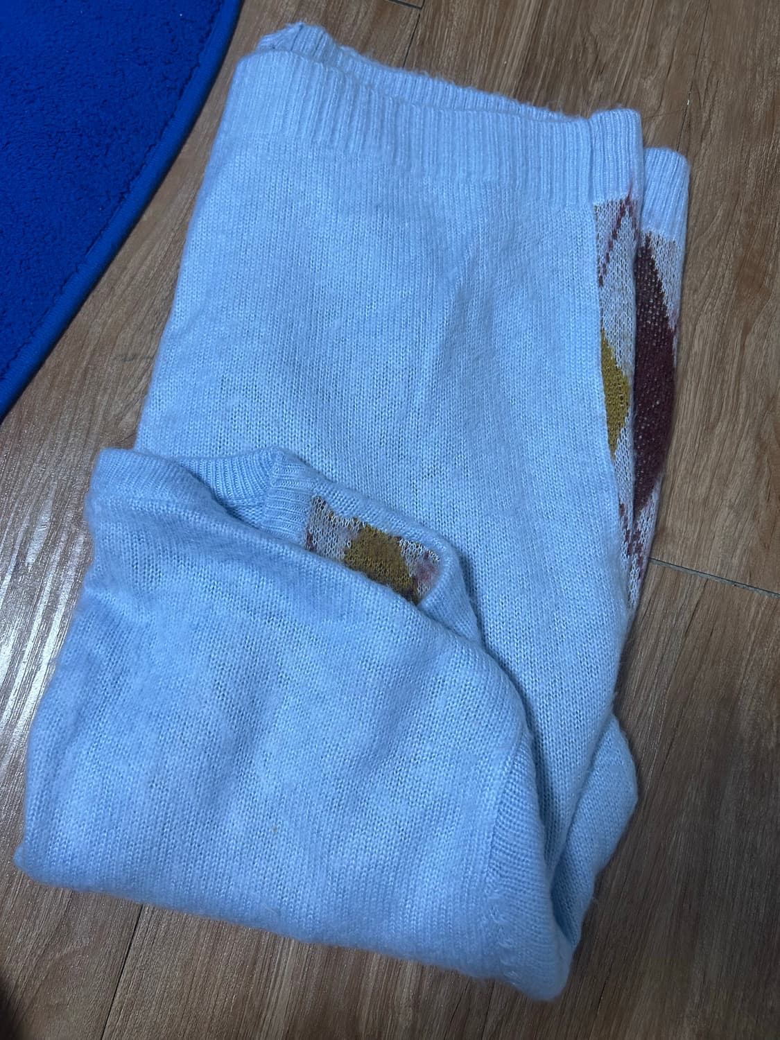 디스이즈네버댓 아가일 니트 가디건 상품이미지5