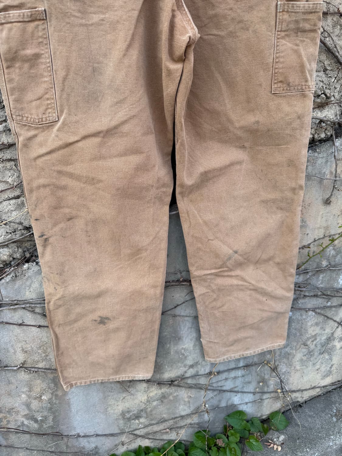 칼하트 빈티지 b11 brn 하드페이딩 카펜터 싱글니 워크 팬츠 상품이미지6