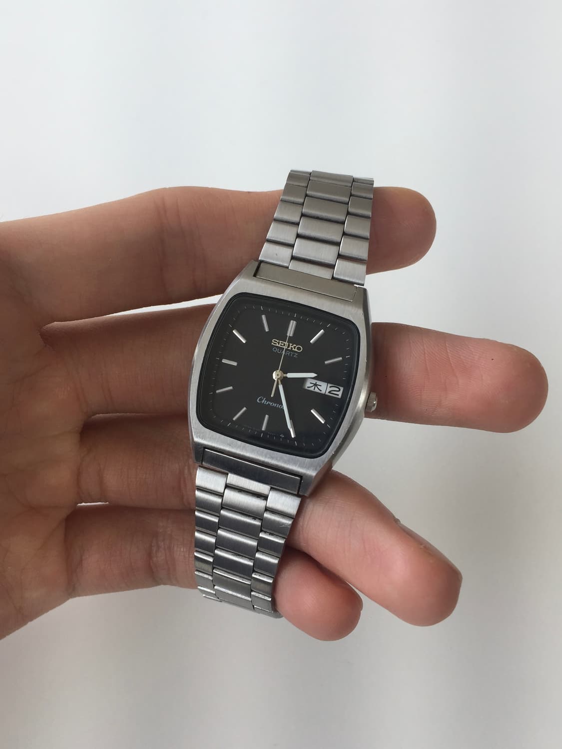 80s seiko chronos square quartz(ver.2) 상품이미지4