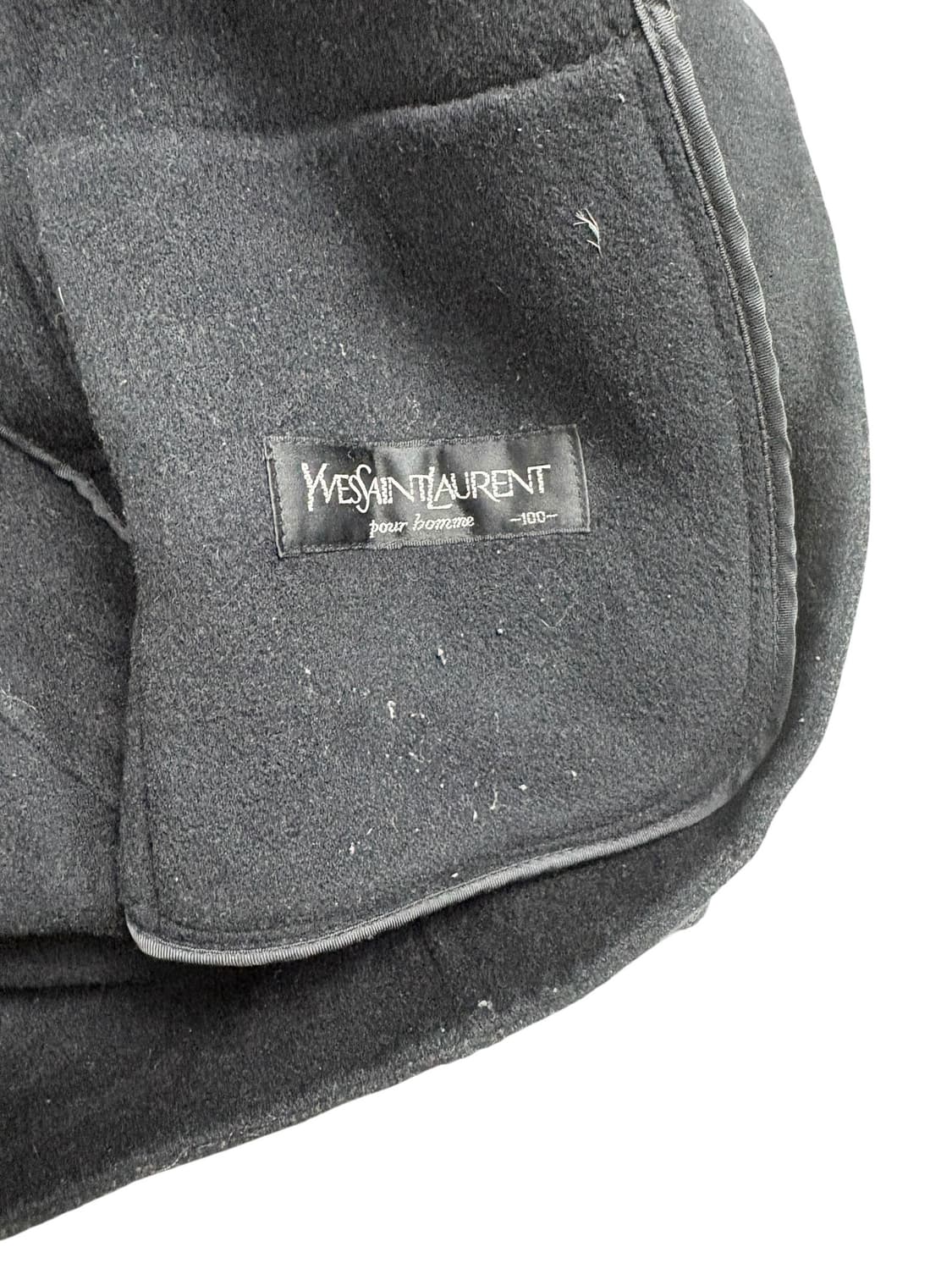 입생로랑 미디코트 자켓 블랙 상품이미지7