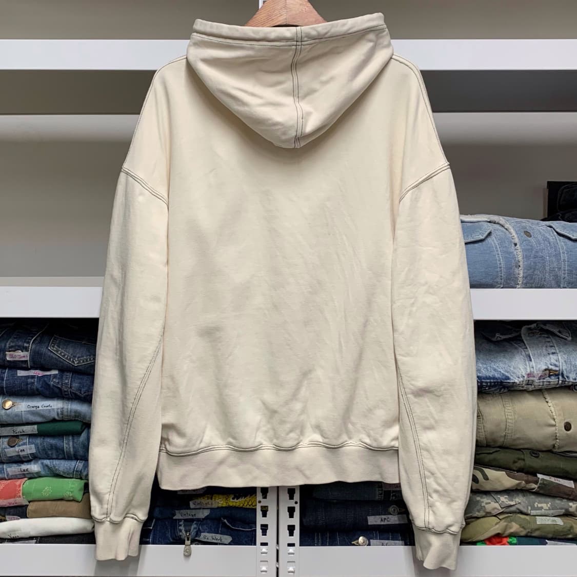 [L] 위켄더스 스티치 스펠아웃 후디 상품이미지3