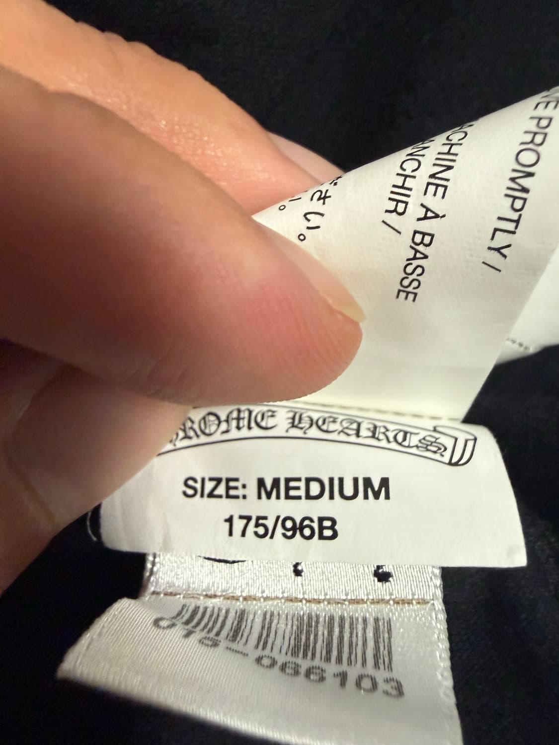 크롬하츠 홀스슈 롱슬리브 M (흔한모델아님) 거의새것 1회착용  상품이미지6