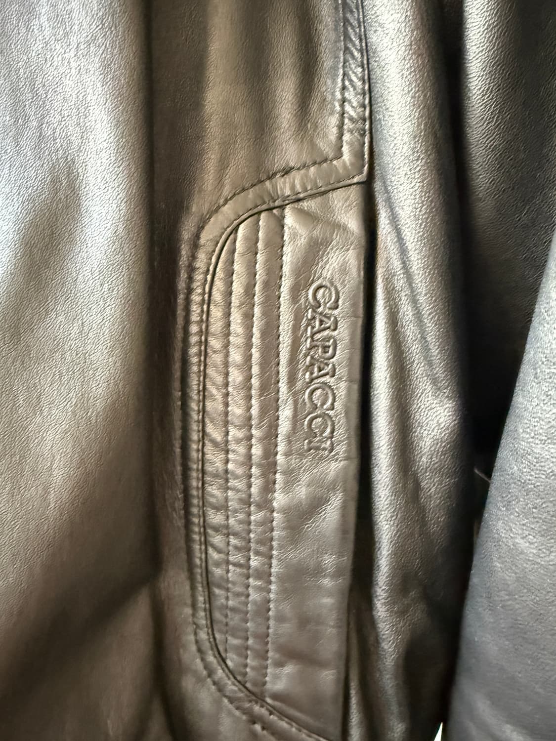 CAPACHI 양가죽 가죽 자켓 105-110 상품이미지2