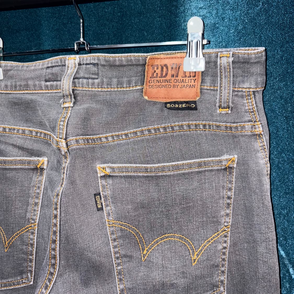 (33) 에드윈 503 ZERO 레귤러 핏 그레이 데님 팬츠 상품이미지4