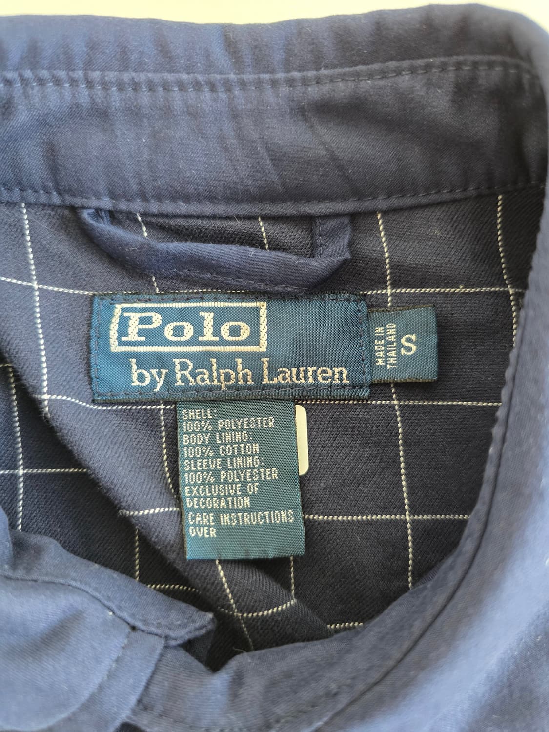 폴로 랄프로렌 네이비 바이스윙 자켓 S 상품이미지5