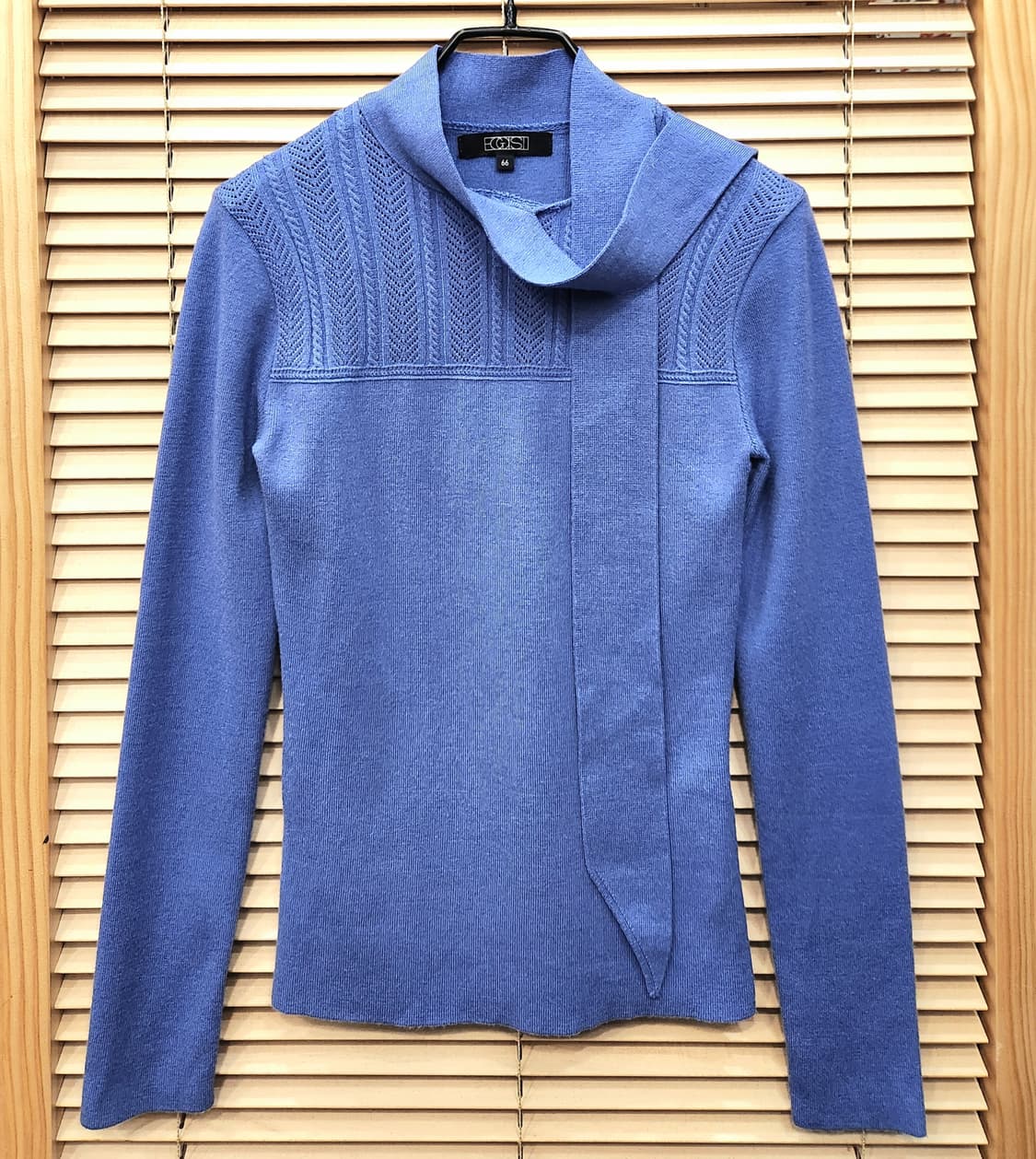 (새상품)에고이스트 타이포인트 스카시조직 슬림니트 상품이미지1