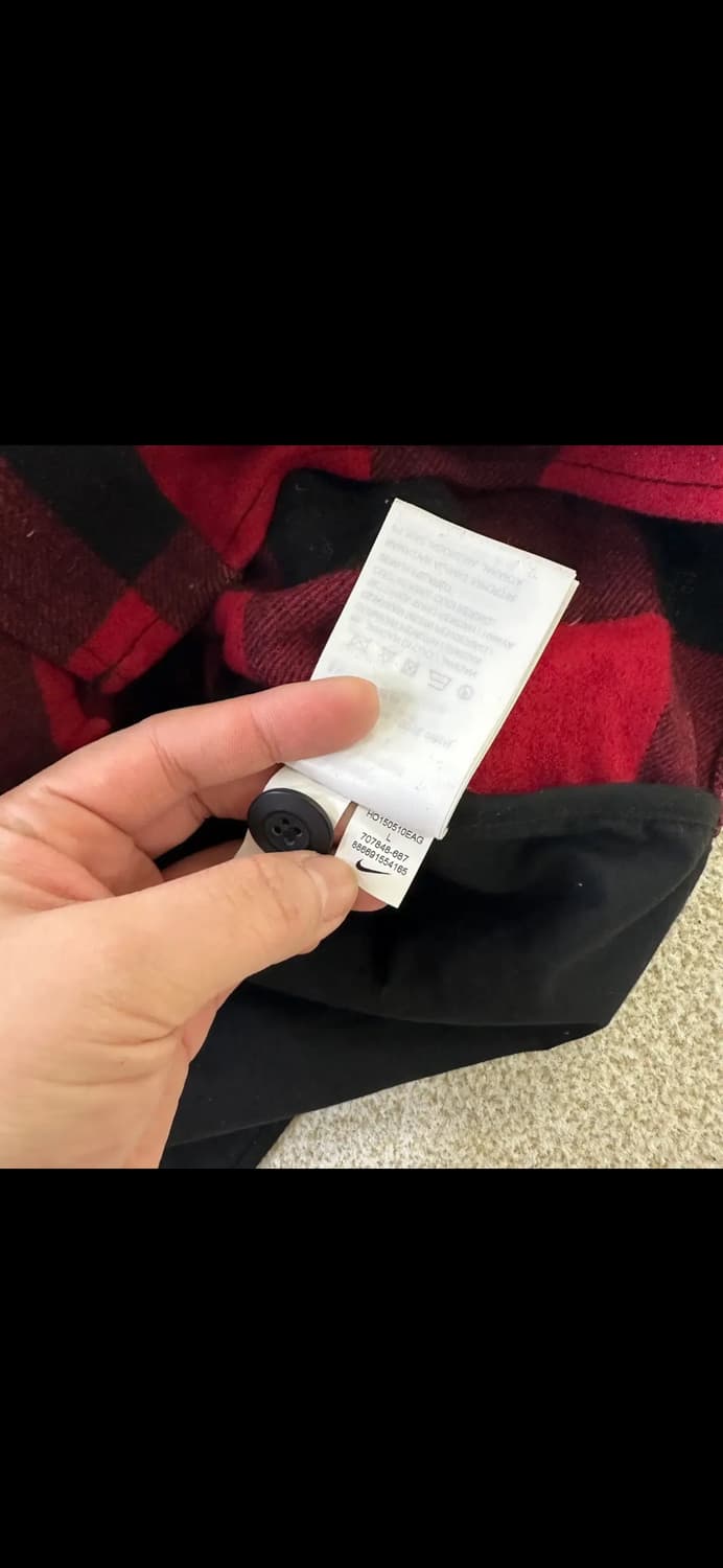 나이키 SB 레드 블랙 체크 셔츠 상품이미지5