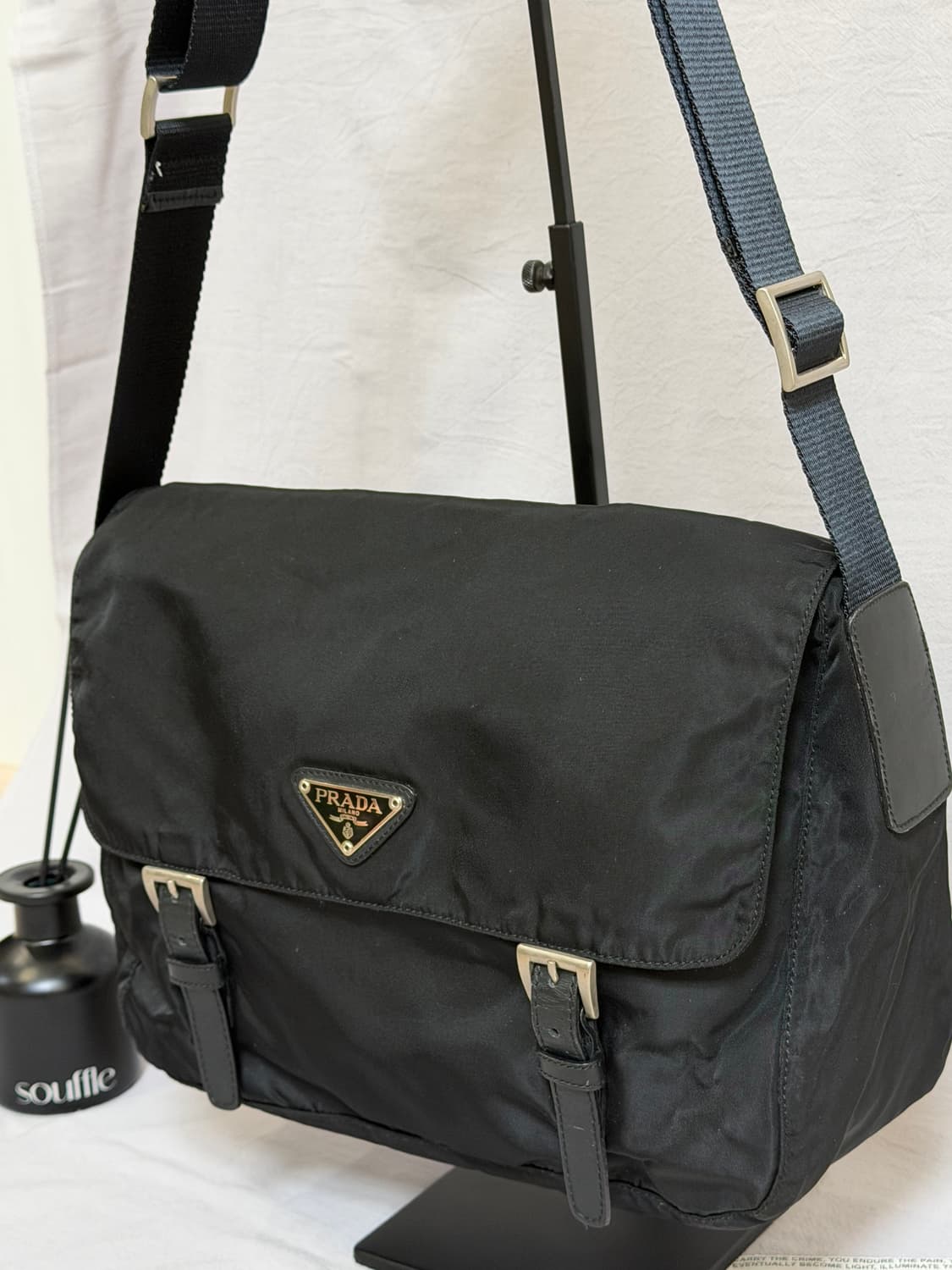 프라다 메신저백 나일론 포코노 테수토 숄더백 남녀공용 상품이미지5