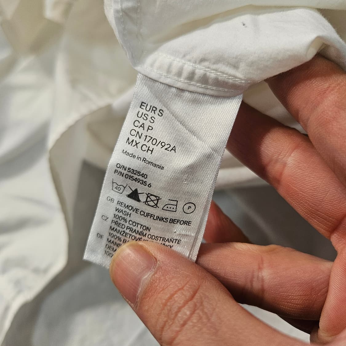 메종마르지엘라 x H&M 12AW 트롱프 보타이셔츠 상품이미지5