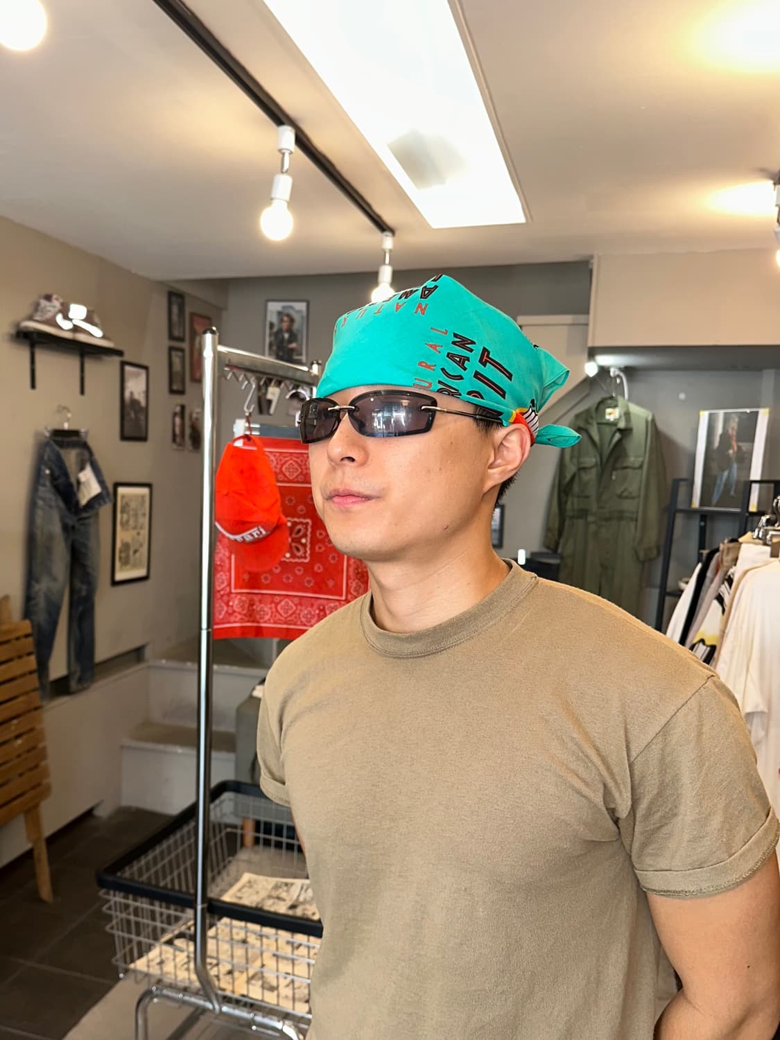 American Spirit natural indian bandanna 상품이미지2